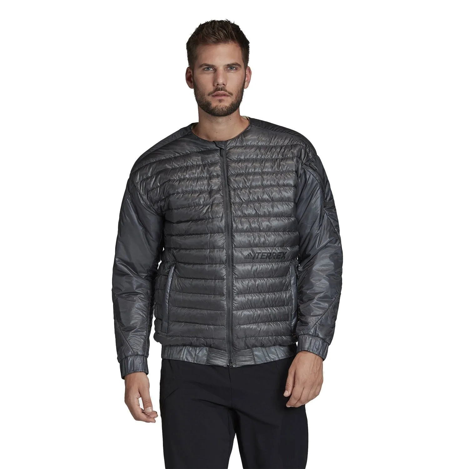 adidas Terrex Hike Bomber Down Jacket - Grey