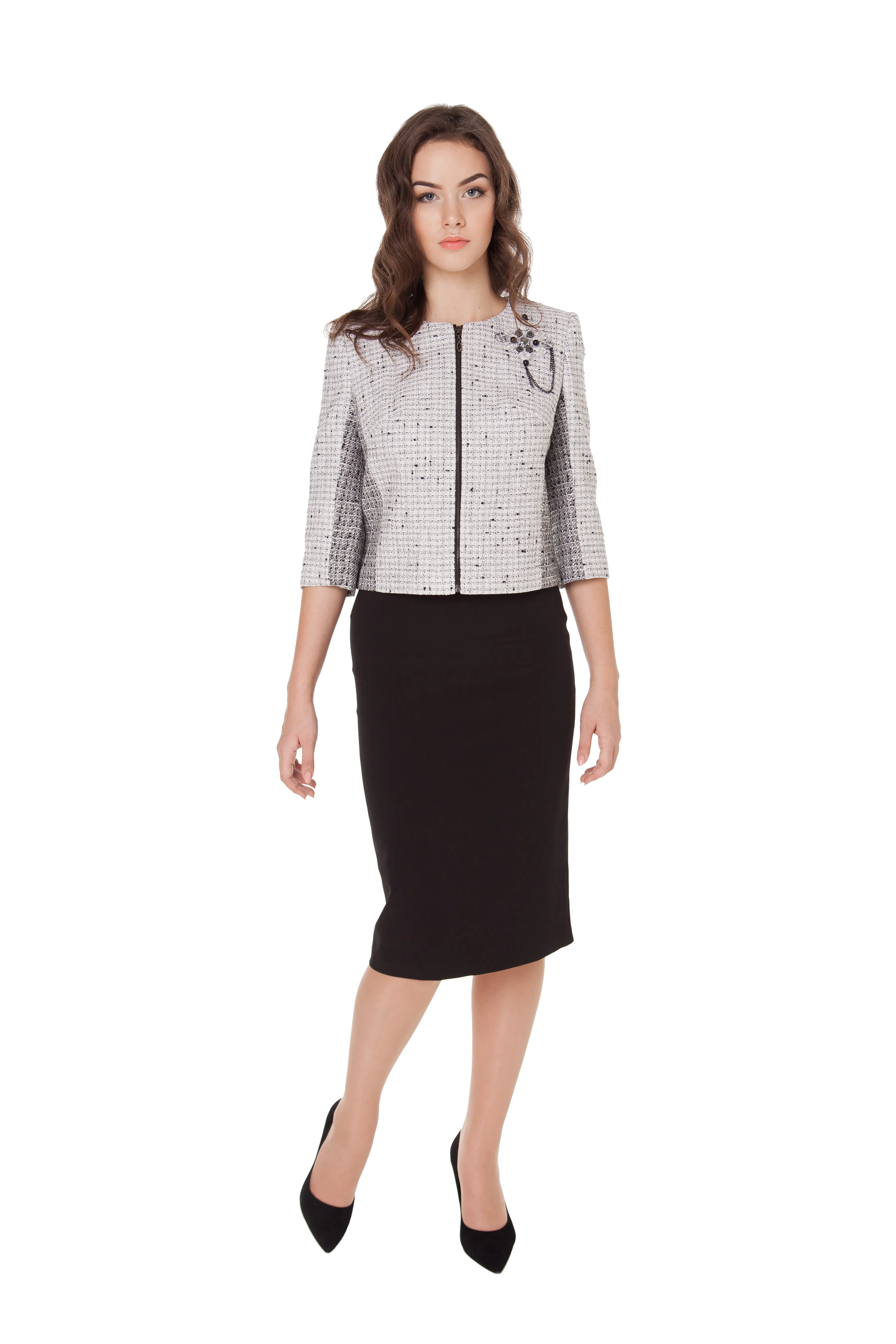 BLACK PENCIL SKIRT