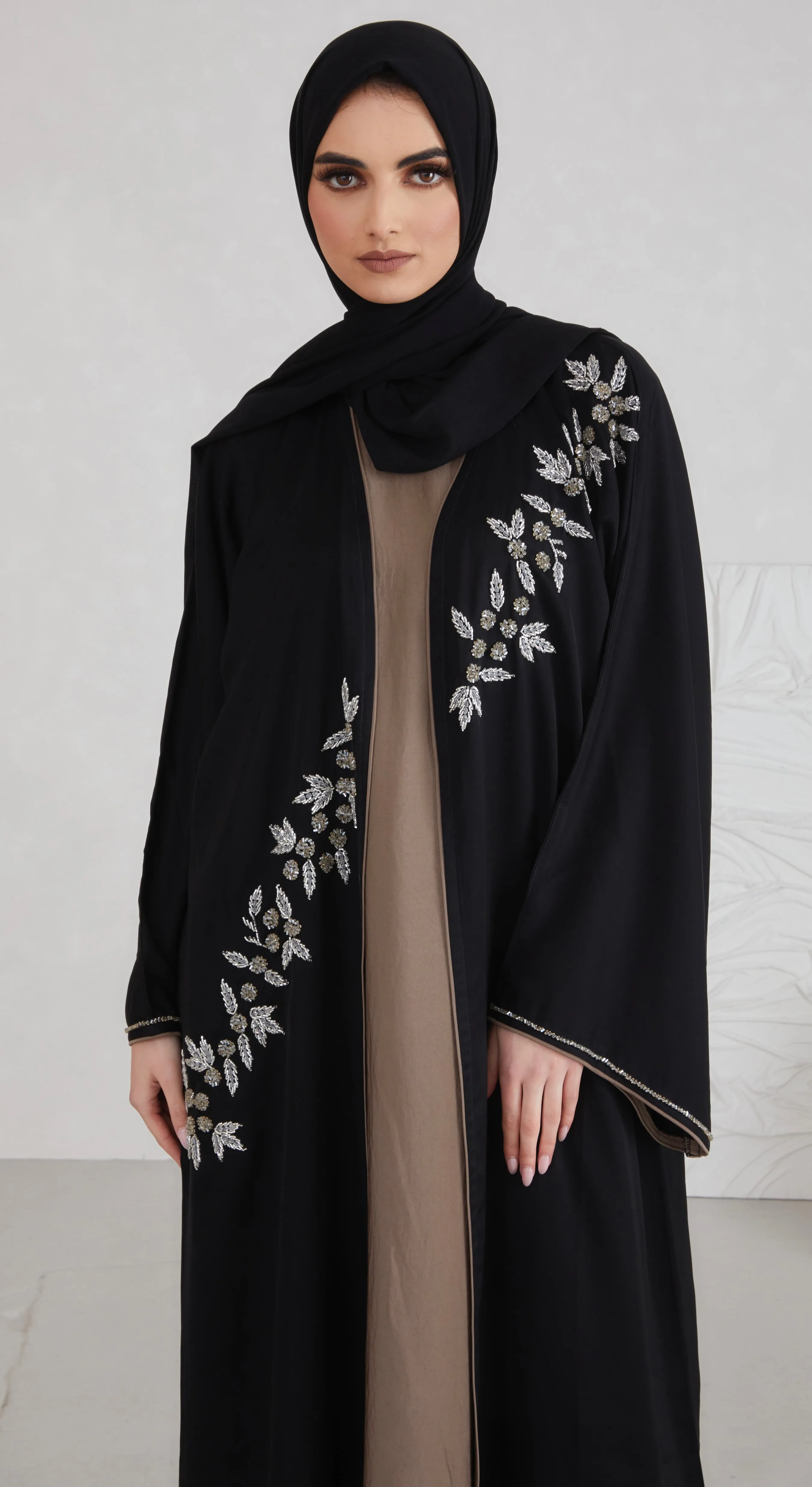 Celine Abaya With Matching Slip