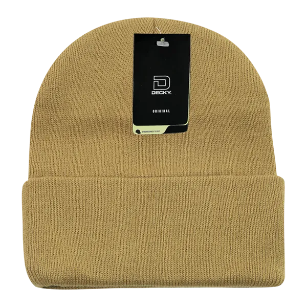 Decky 186 Acrylic Long Beanie Knit Cap
