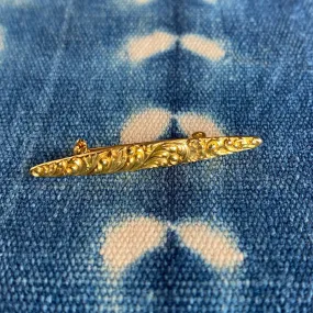 Floral Oval Pin