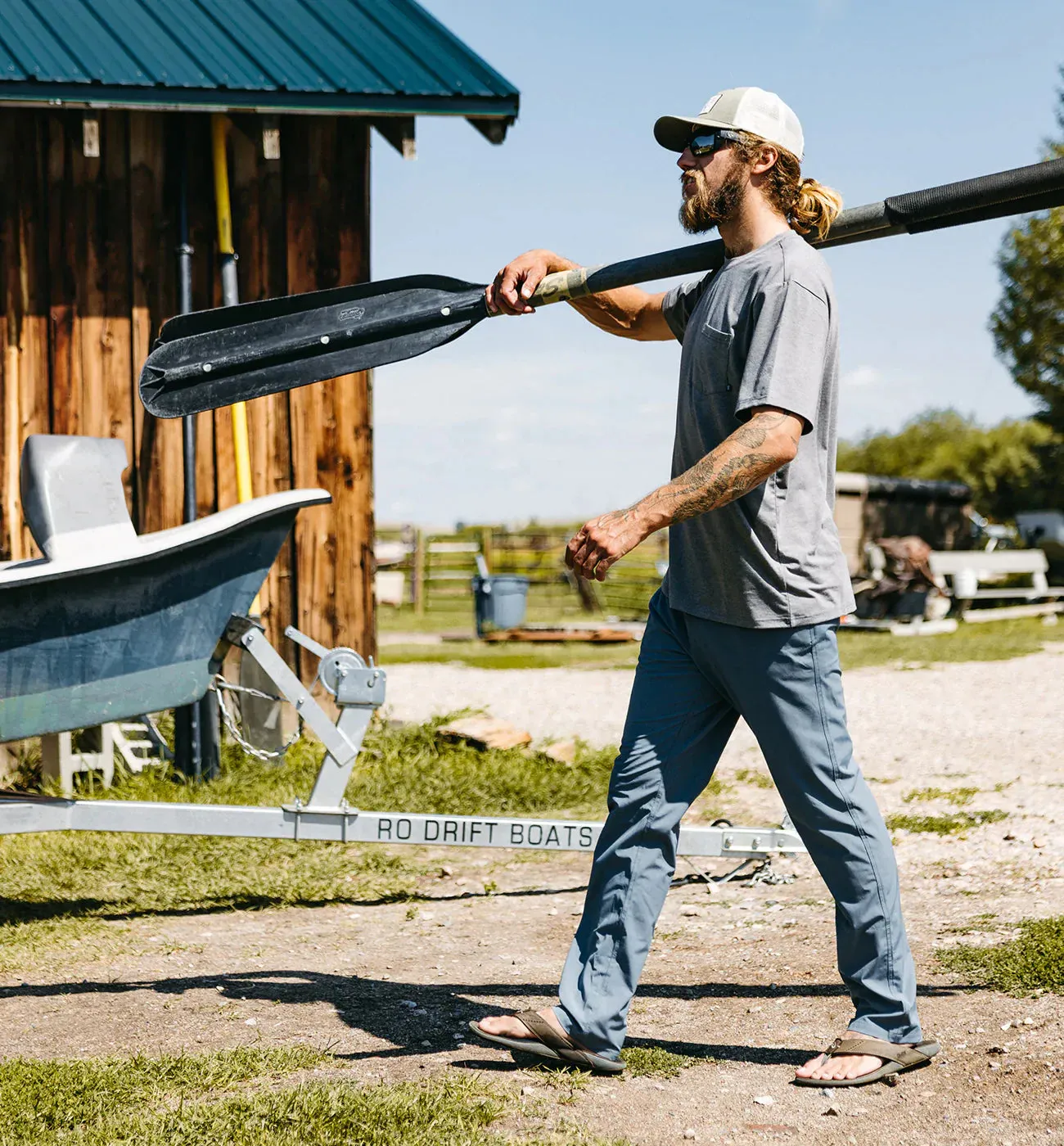 Free Fly Men's Tradewind Pant - SMOKE