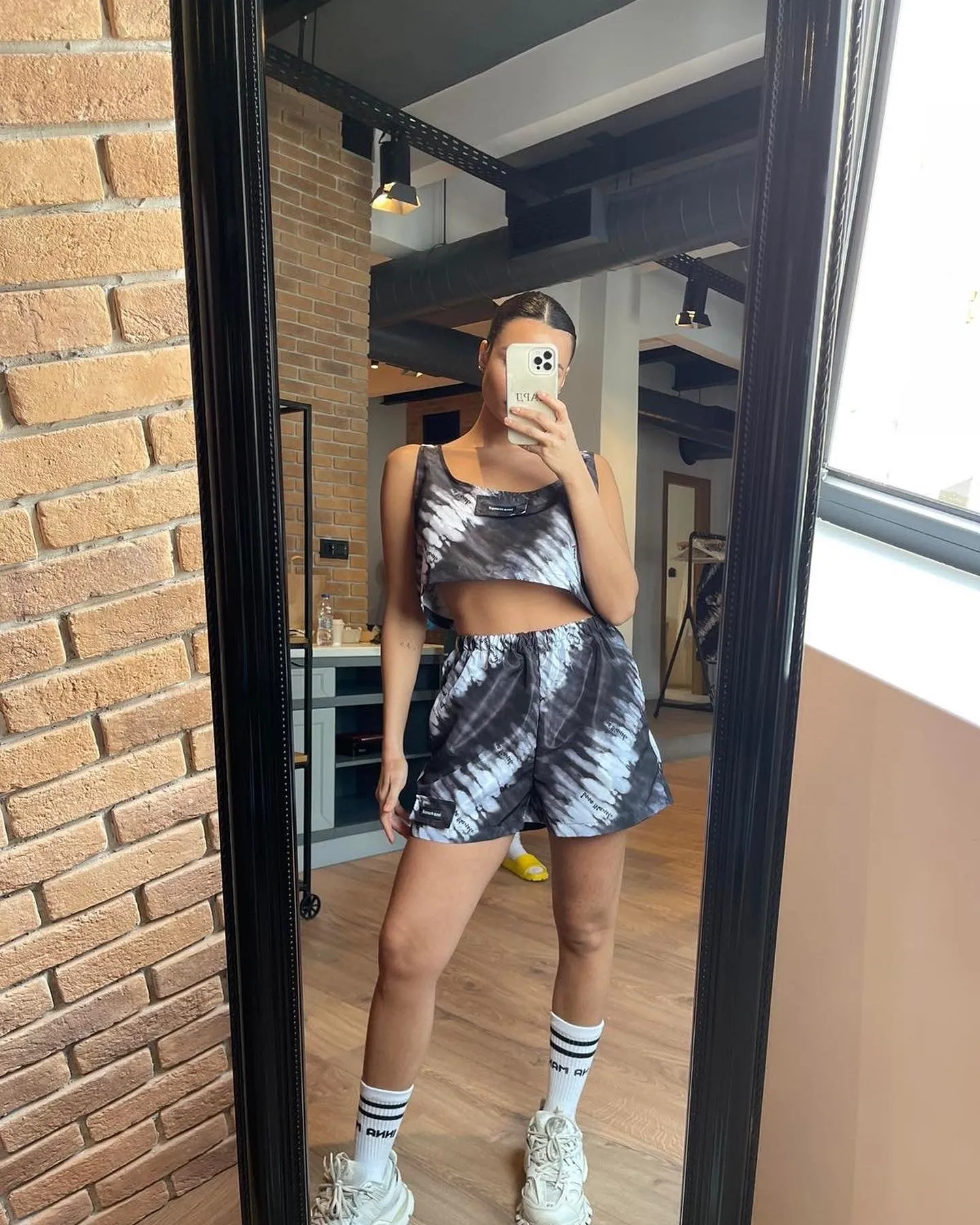 Inna Manoli taffeta crop top