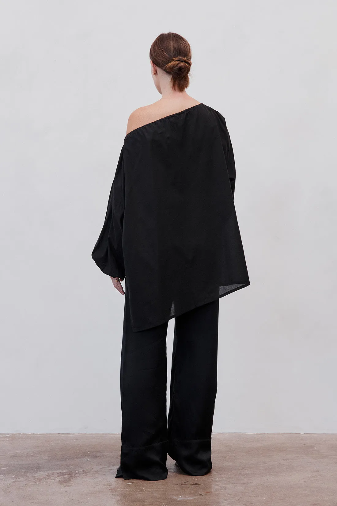 Joss Organic Cotton Blouse Black