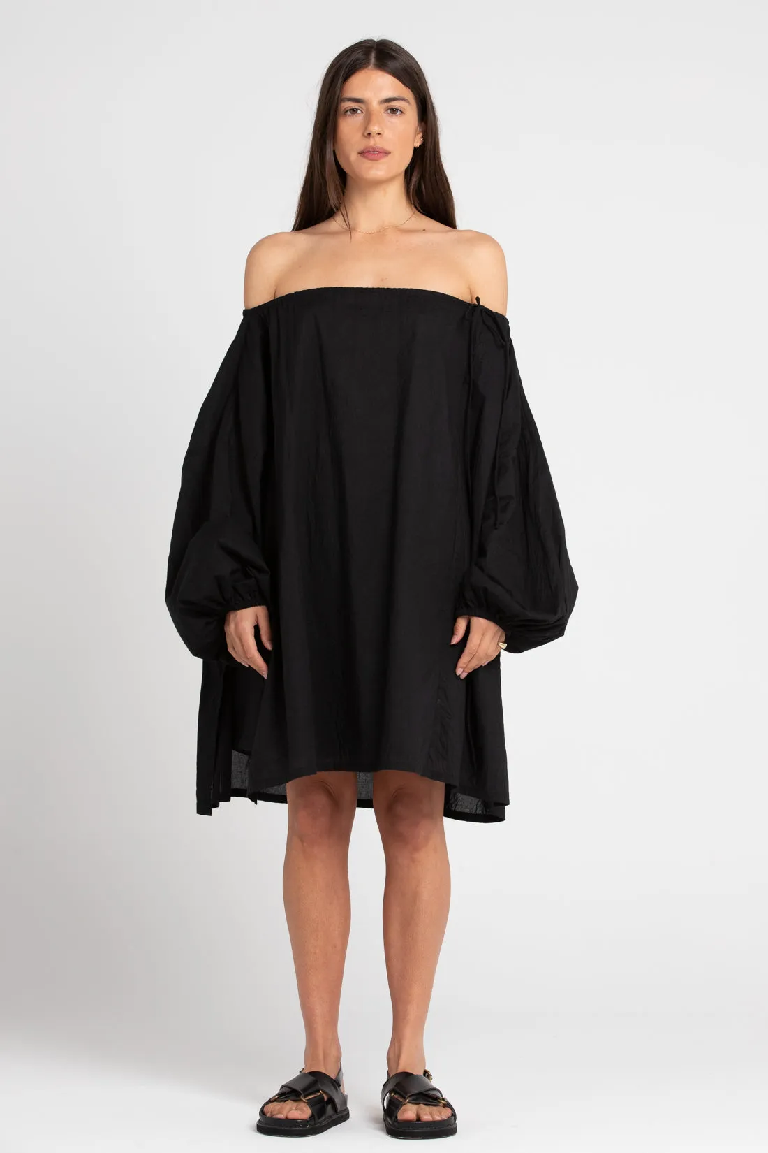Joss Organic Cotton Blouse Black