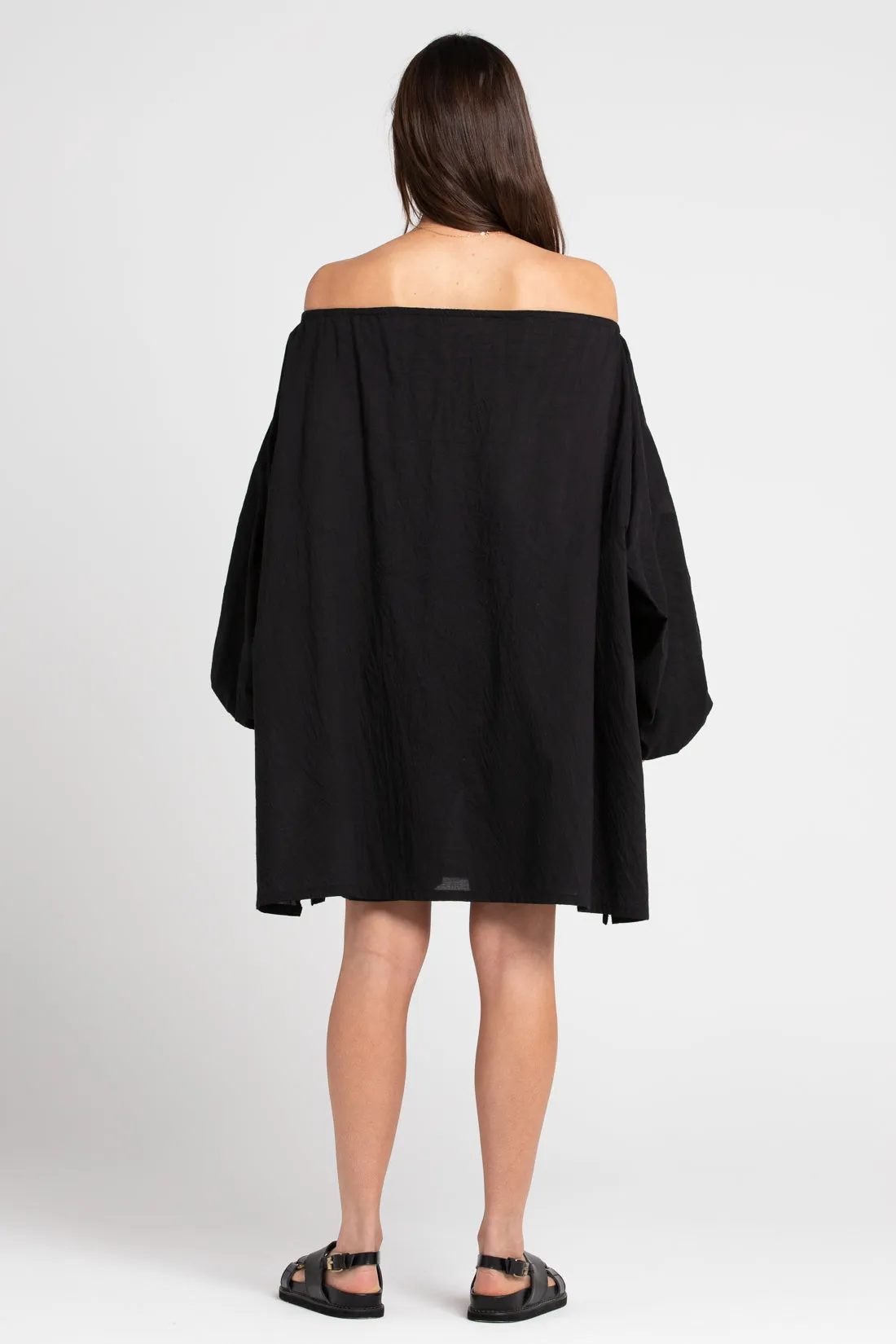 Joss Organic Cotton Blouse Black