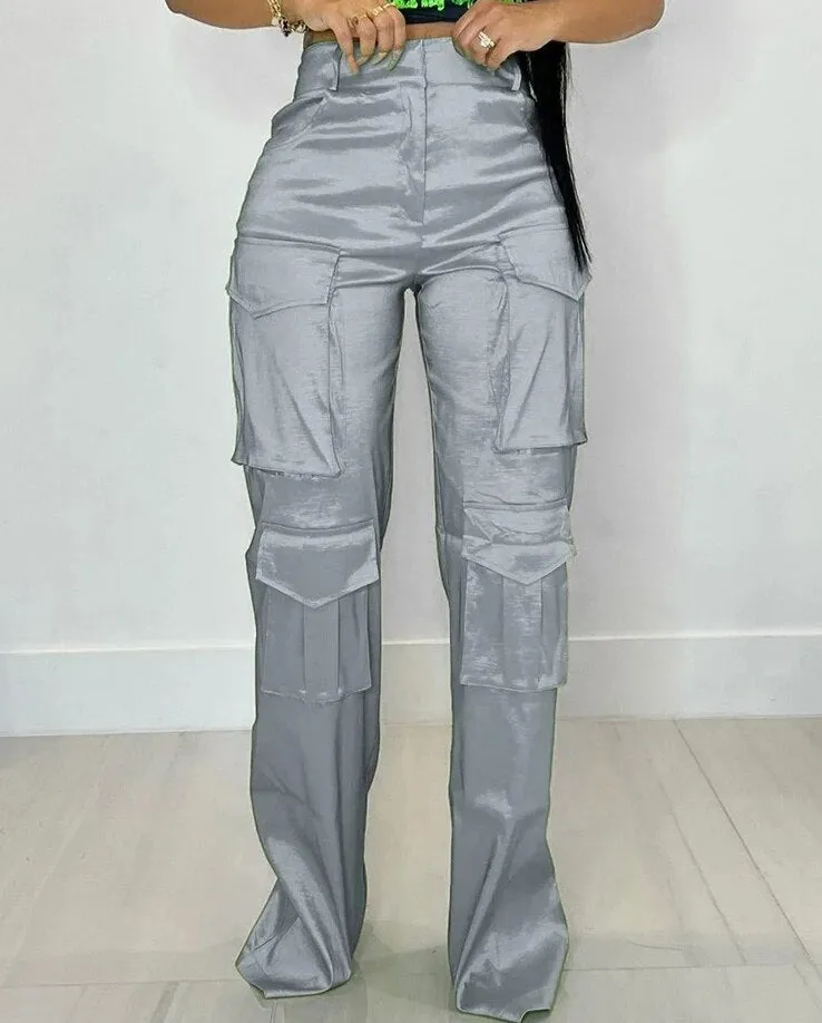 Lise - Satin Night Life Pants