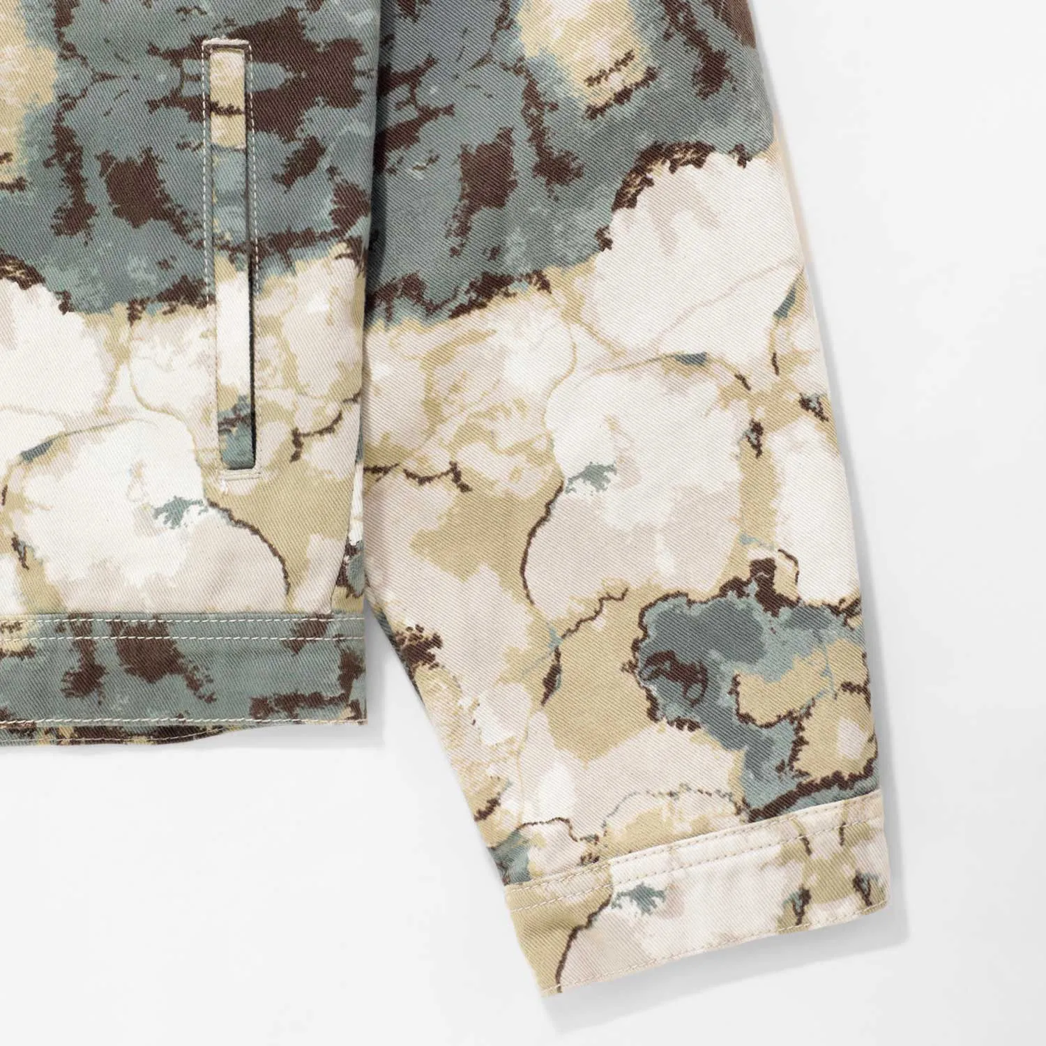 Marble Drill Light Jacket - Green