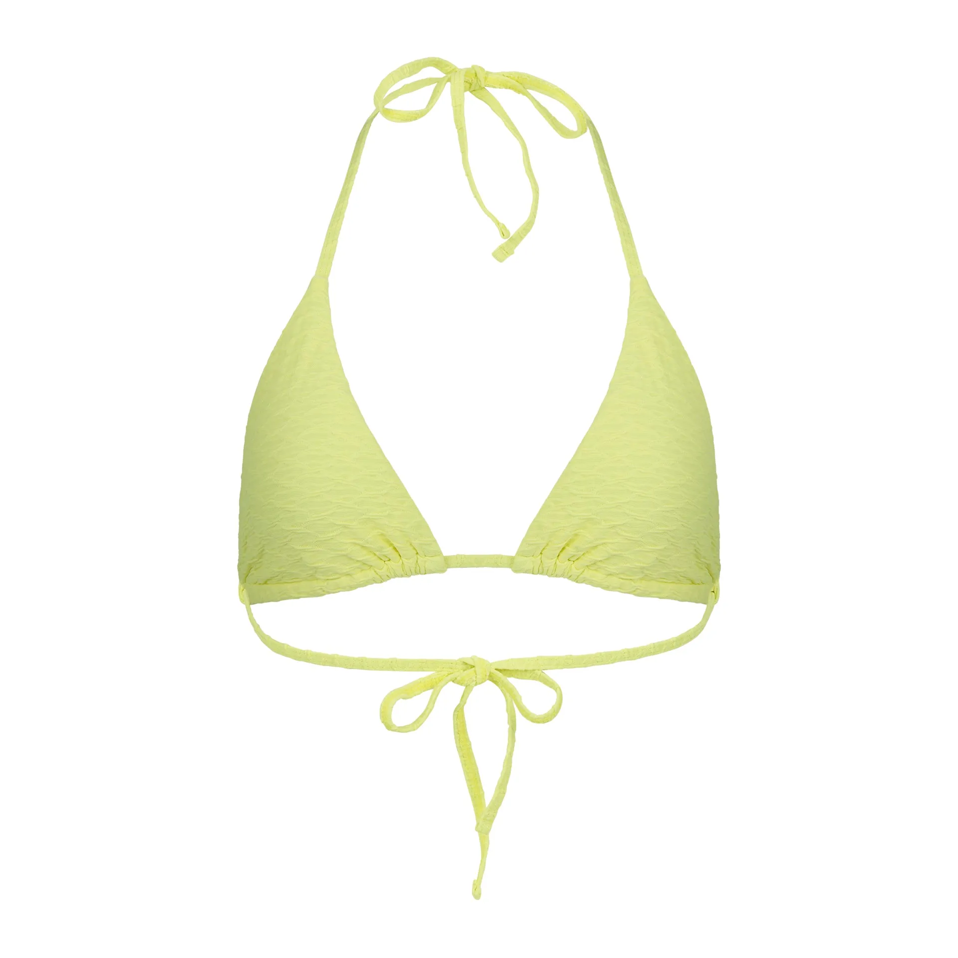 Nalo Top - Textured Geometric / Sun Yellow