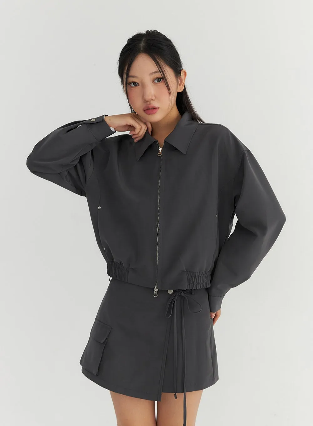 Nylon Bomber Jacket CO310