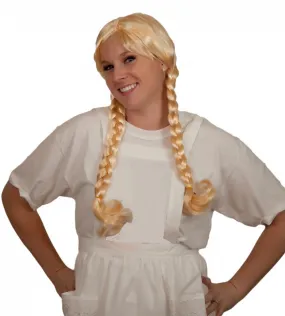 Oktoberfest Party Blond Costume Wig