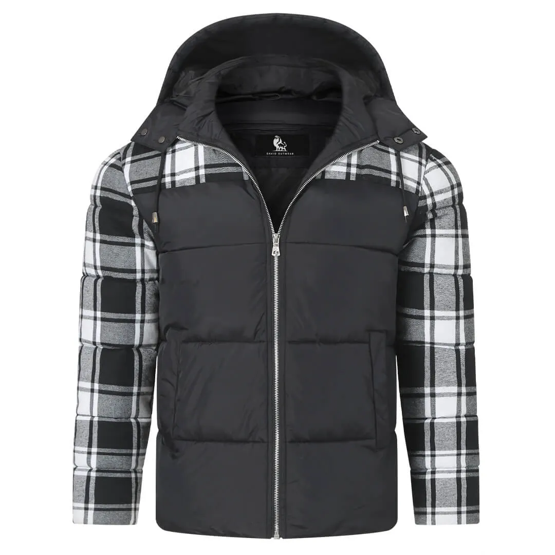 Plaid Puffer Jacket