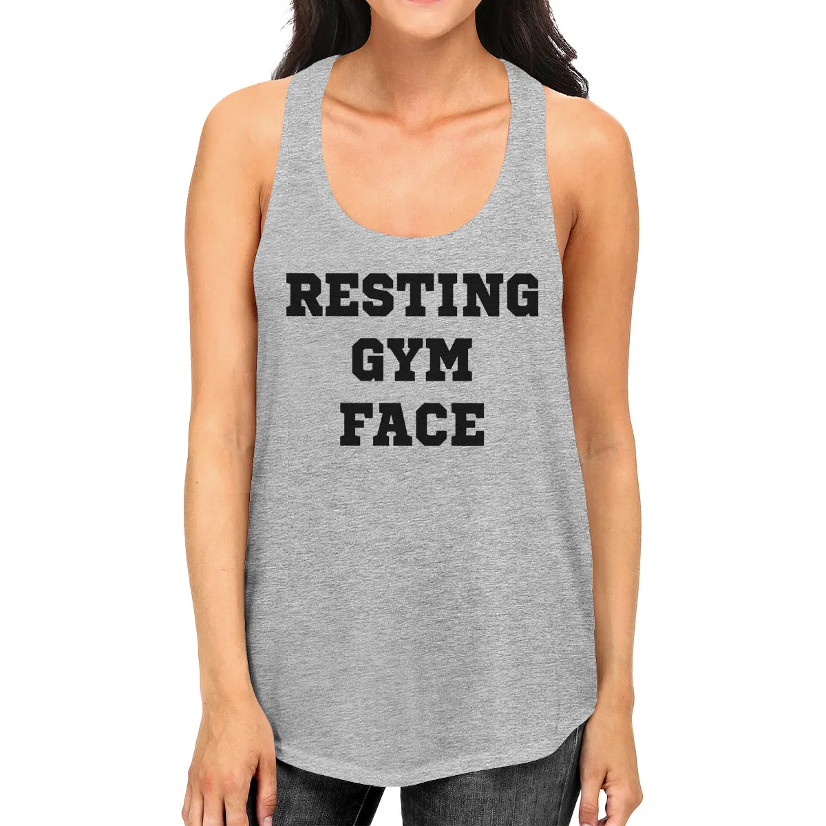 RGF Womens Cotton Cute Work Out Tank Top Gift For Funny Gym Friends