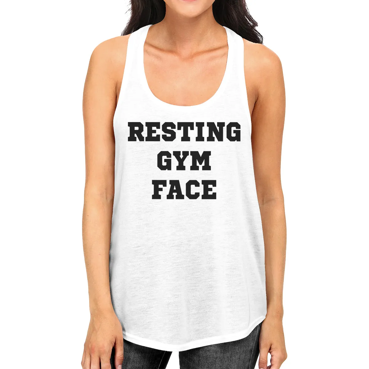 RGF Womens Cotton Cute Work Out Tank Top Gift For Funny Gym Friends