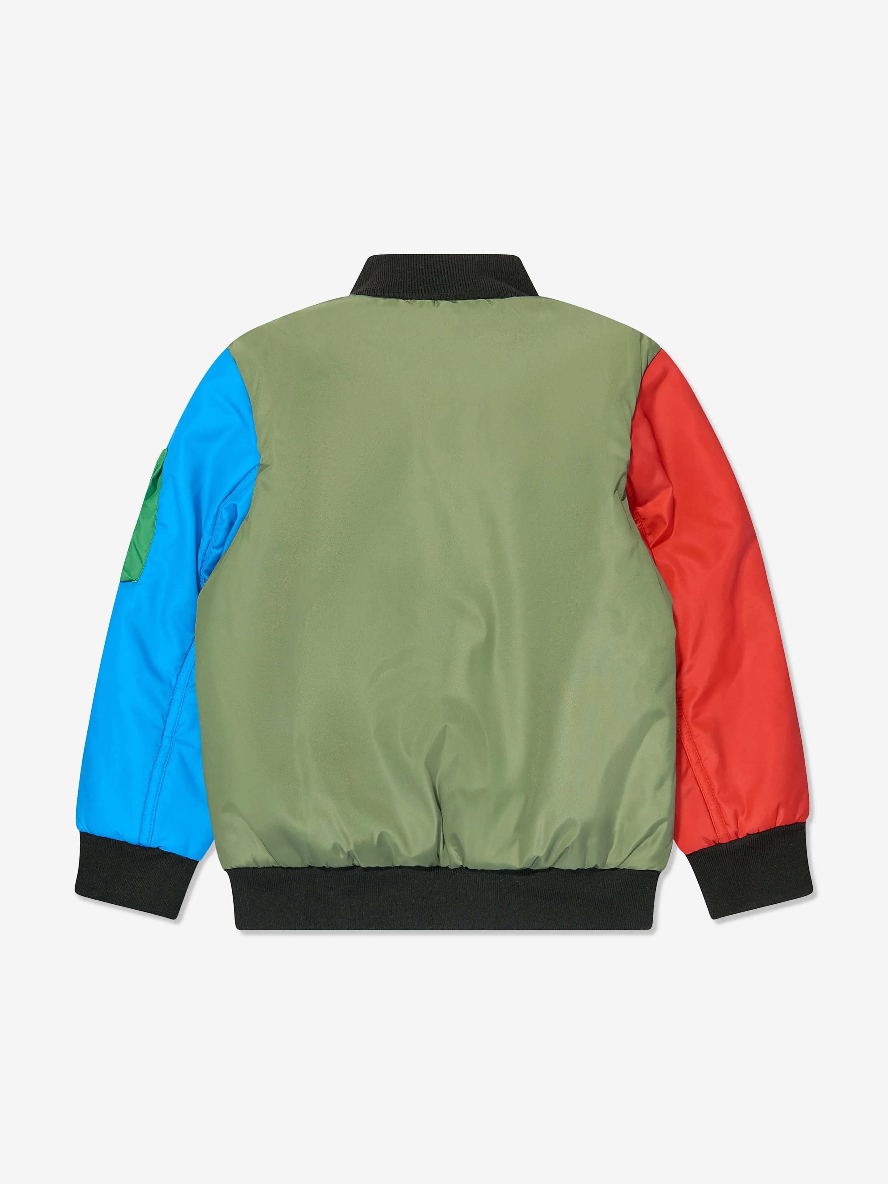 Stella McCartney Boys Colourblock Bomber Jacket in Multicolour