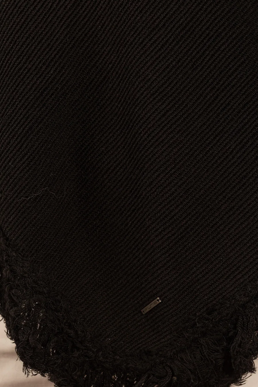 Ufficio Poncho Baby Alpaca Color Black