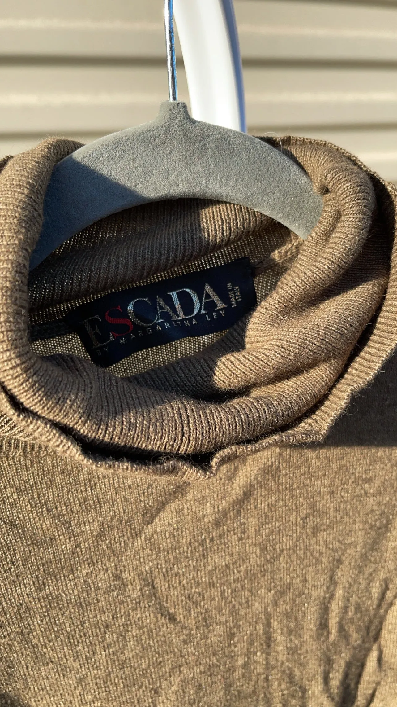 Vintage ESCADA Wool/Silk/Angora Turtleneck - S